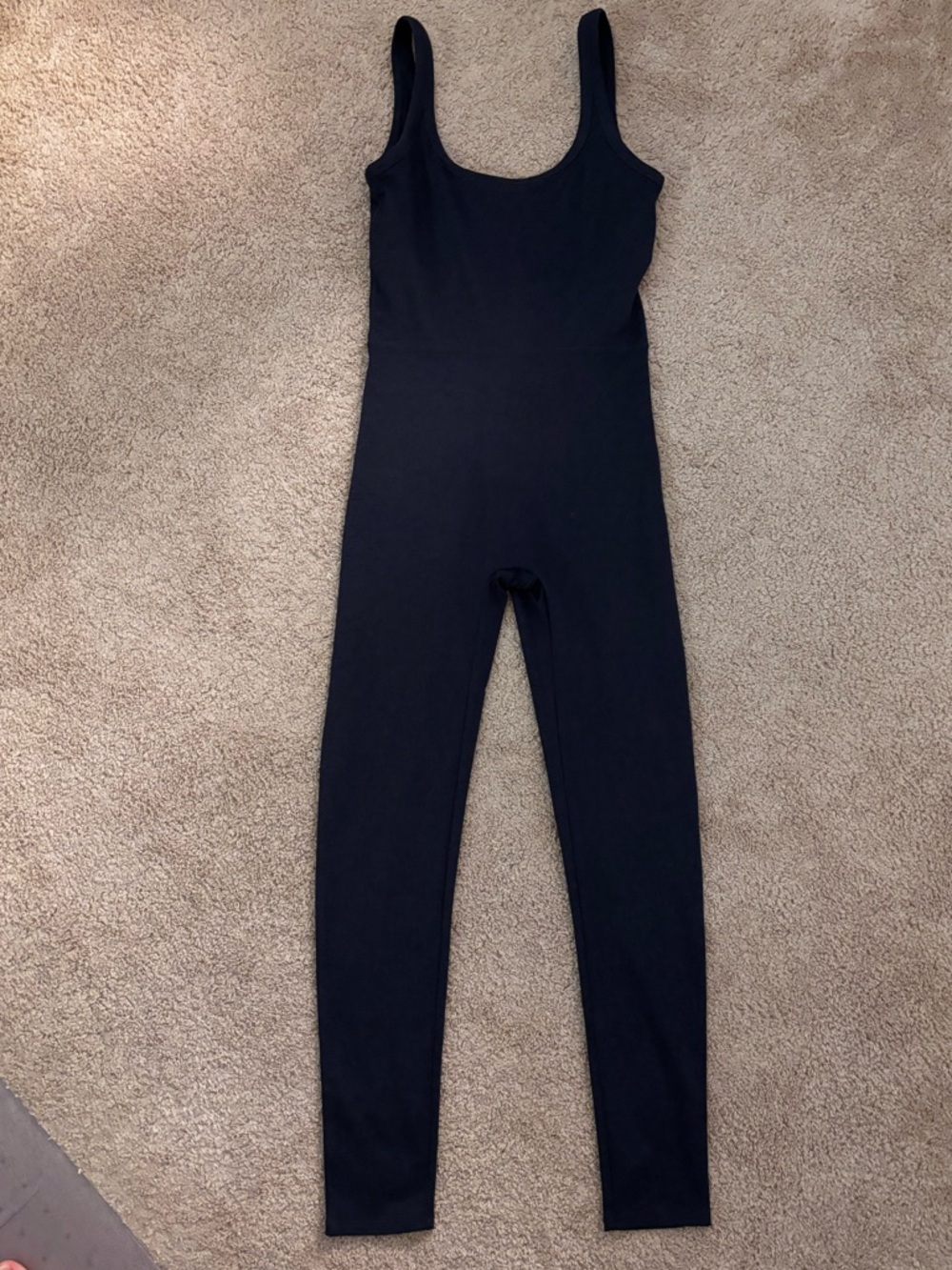 Vuori Halo Essential Jumpsuit in heathered navy